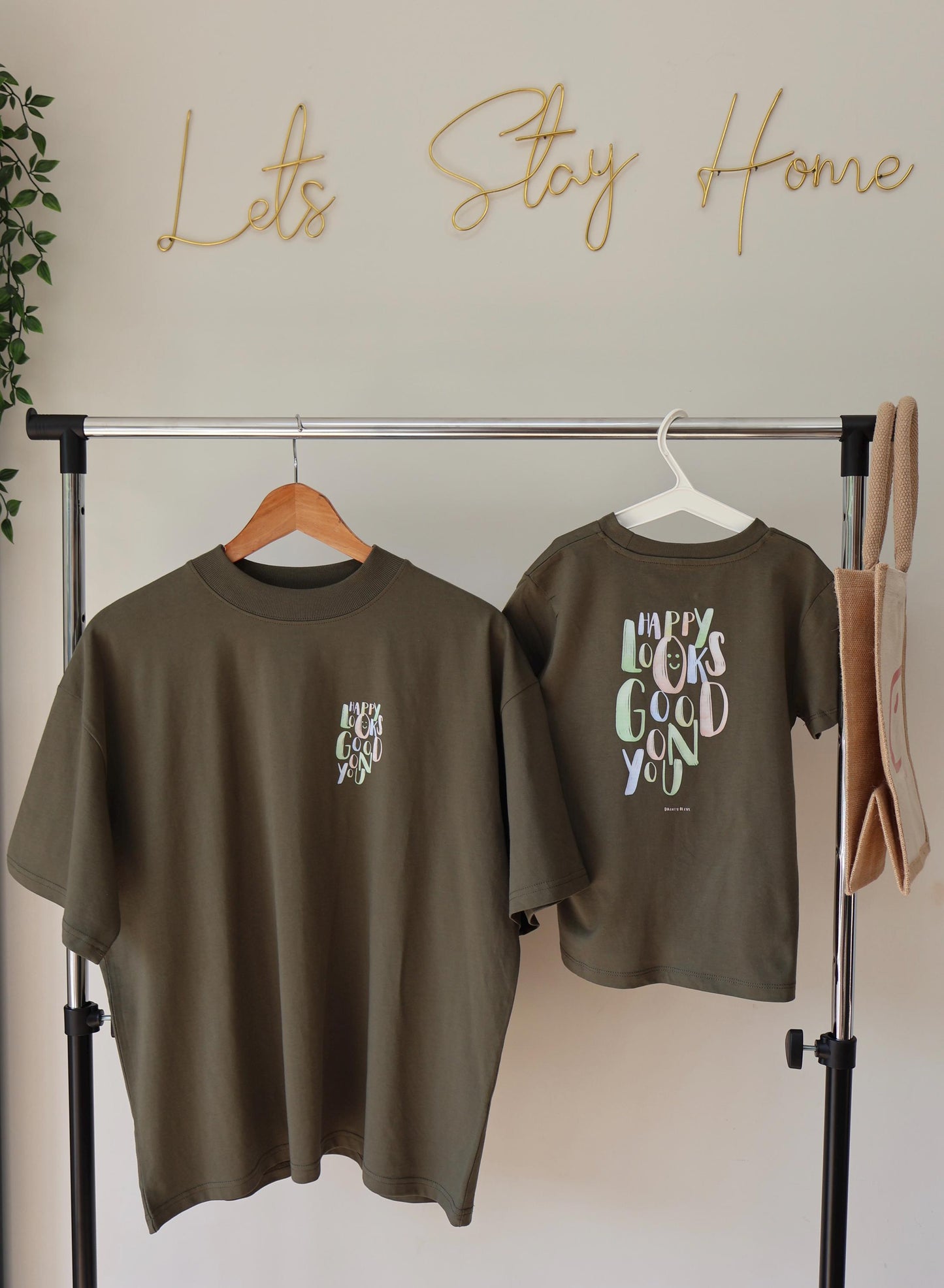 Happy Looks Good On You Matching parent and child T shirt - Unisex