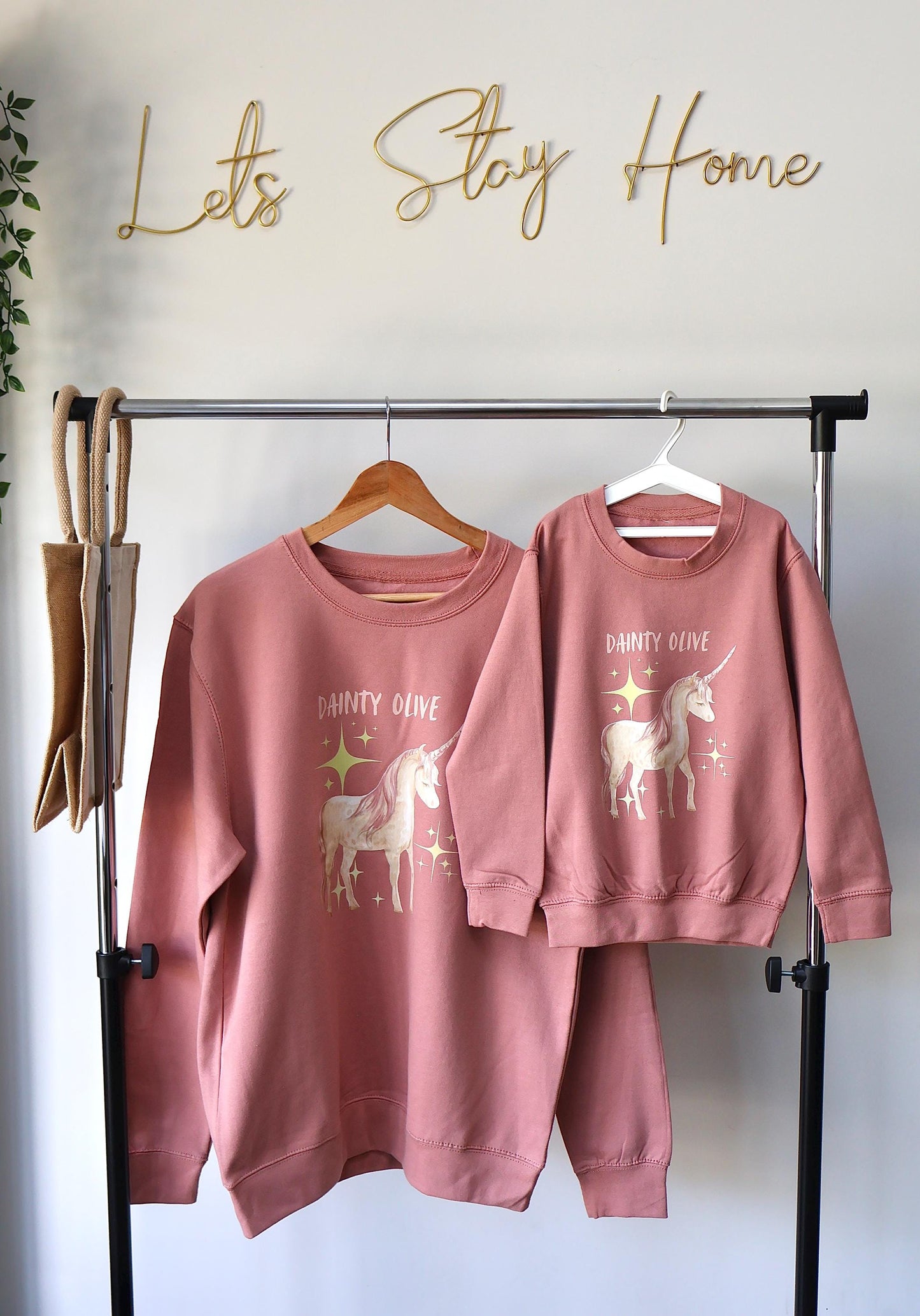 Pretty Unicorn Matching parent and child T Jumper - Unisex