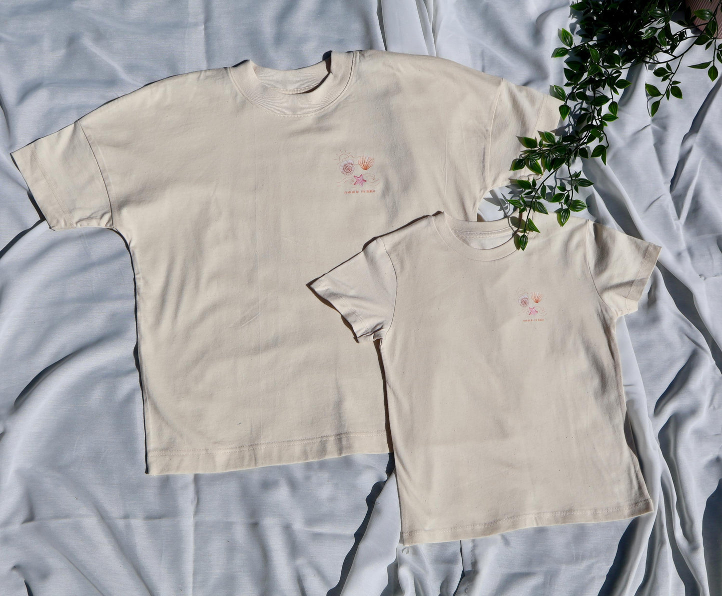 Find Me At The Beach Matching parent and child T shirt - Unisex