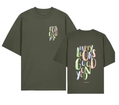 Happy Looks Good On You Matching parent and child T shirt - Unisex