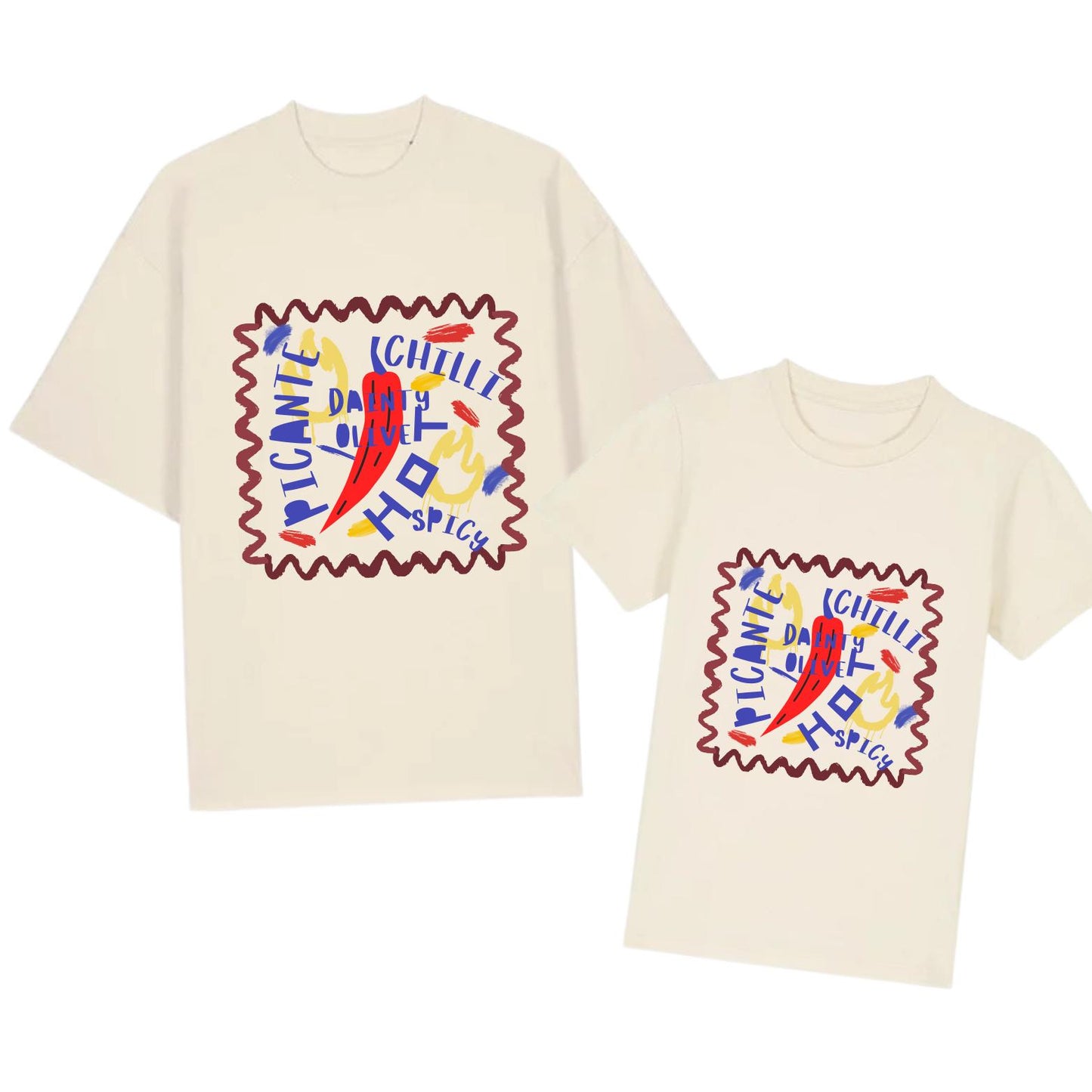 Red Hot Chilli Matching parent and child T shirt - Unisex