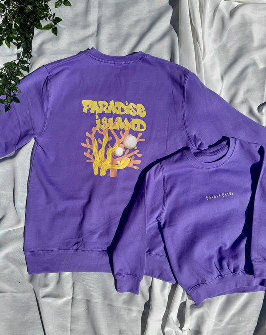 Paradise Island Matching parent and child T Jumper - Unisex
