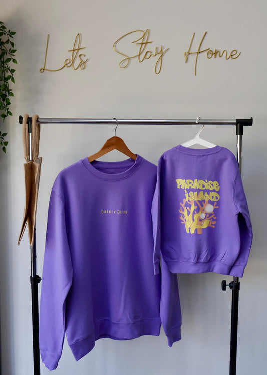 Paradise Island Matching parent and child T Jumper - Unisex